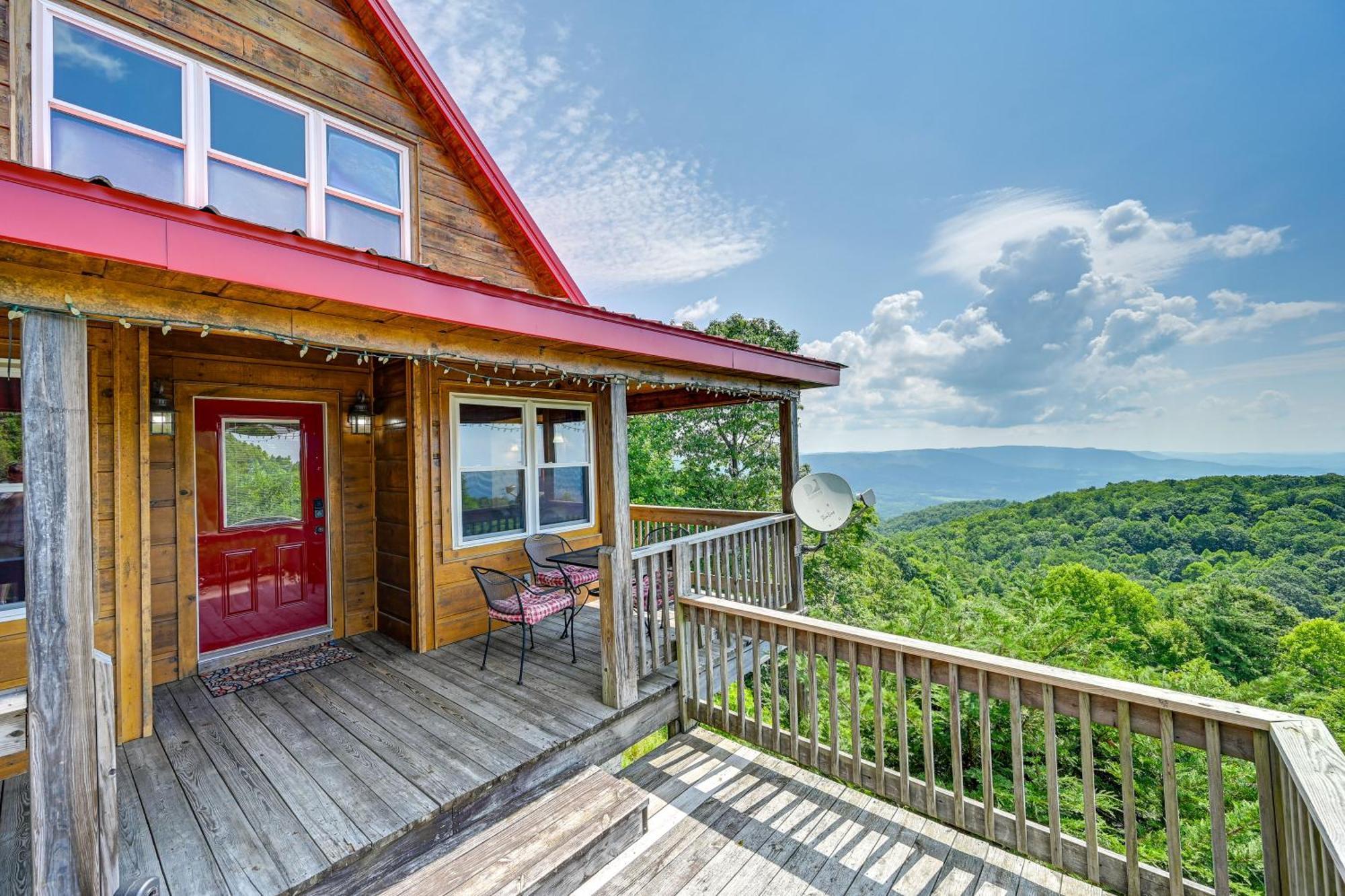 Warm And Cozy Cabin With Deck On Top Of The Blue Ridge Fancy Gap Exterior photo